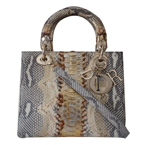 sac dior python|lady dior bag.